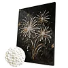 DIY Pearl Painting Fireworks for Home Wall Decor with Frame(40*30cm)