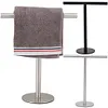 Stainless Steel Hand Towel Holder T-Shape Towel Bar Rack Bath Towel Bar Stand