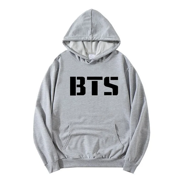 Grey bts hot sale hoodie