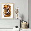 Fox In Autumn-14CT Stamped Cross Stitch 38*47cm/14.96*18.5in(Brand)