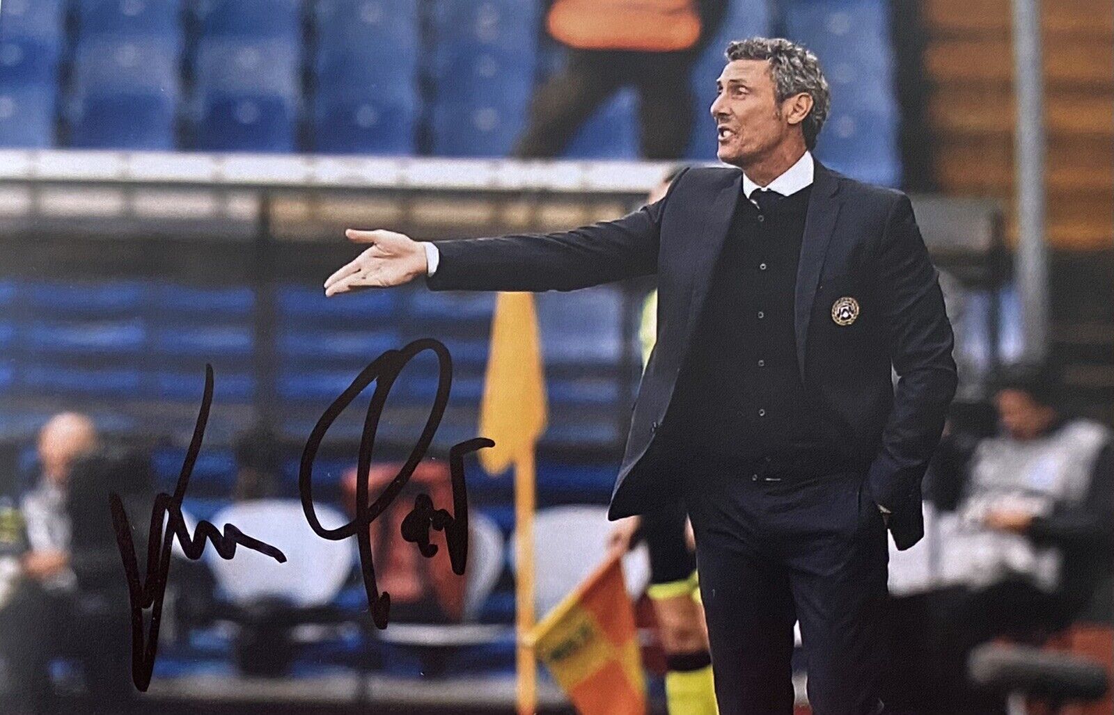 Luca Gotti Hand Signed Udinese Calcio 6X4 Photo Poster painting, See Proof, 3