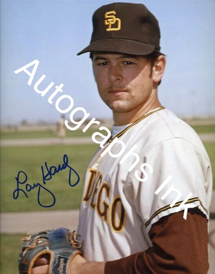 Larry Hardy autographed 8x10 San Diego Padres In Person #2