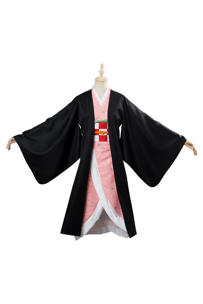 Blade Of Demon Destruction Kamado Nezuko Outfit Cosplay Costume