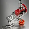 All-In-One 35mm Hinge Drilling Guide Jig, Woodworking Positioning Tool for Wardrobe & Cabinet Mounting