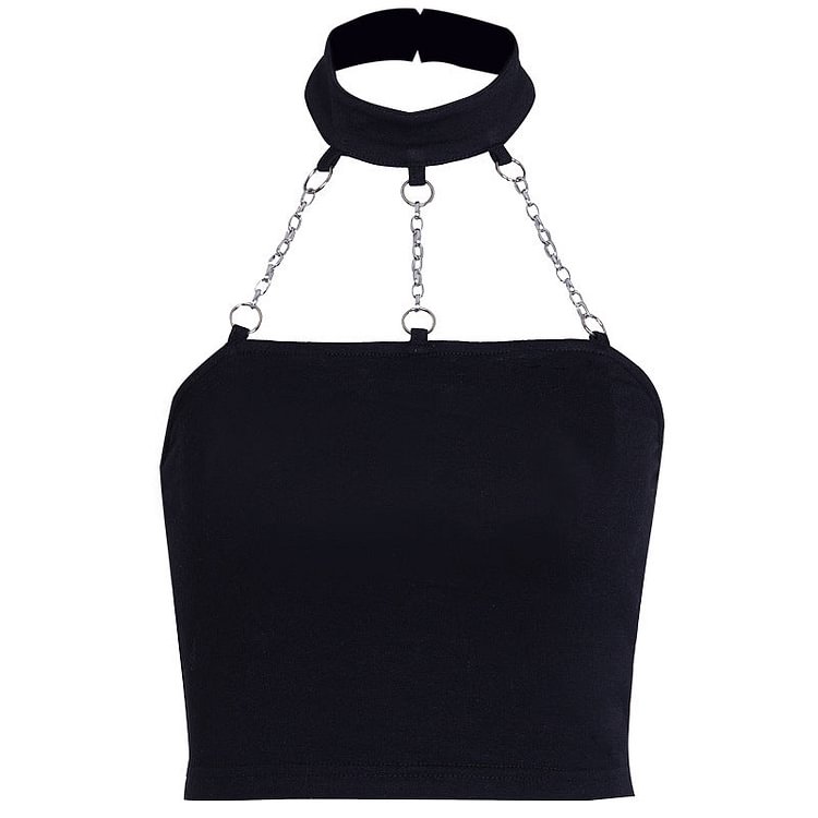 Chained Backless Top