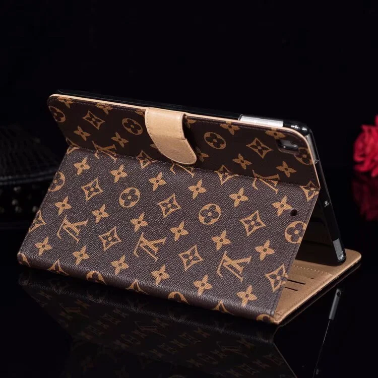 LV Luxury Louis Vuitton Canvas Monogram Leather Fresh Summer Theme Pattern Apple iPad case ProCaseMall