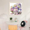 (US Only)Gnome Design DIY Bead Embroidery Kit 40x39cm 9CT Cross Stitch Kit for Home Decor