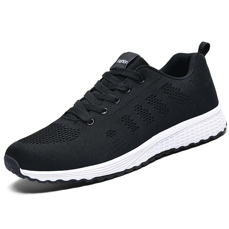2020 New Sneakers Women Shoes Flats Fashion Casual Ladies Shoes Woman Lace-Up Mesh Breathable Female Sneakers  Mujer