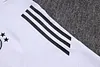 Joyfball 2025 Germany Half-Pull Training Suit White Football Shirt 1:1 Thai Quality