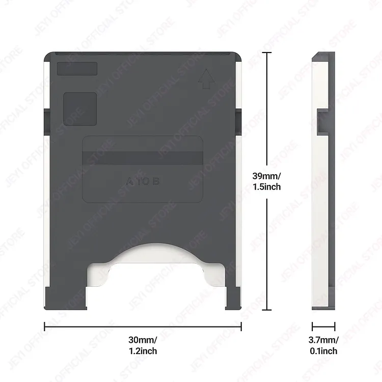 Adaptateur CFexpress Type A Vers Type B - Convertisseur NVMe, Métal Argenté, Haute Vitesse, Pour Cartes Mémoire