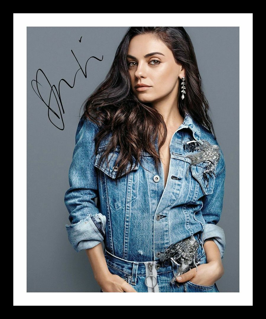 Mila Kunis Autograph Signed & Framed Photo Poster painting