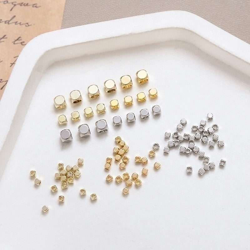 10 Pieces Diameter 3mm Diameter 4mm Diameter 5mm Copper Solid Color Beads