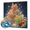 DIY Special Shape Diamond Painting Pearl Art With Inner Frame Kit 25x25cm(Christmas Gift Tree)
