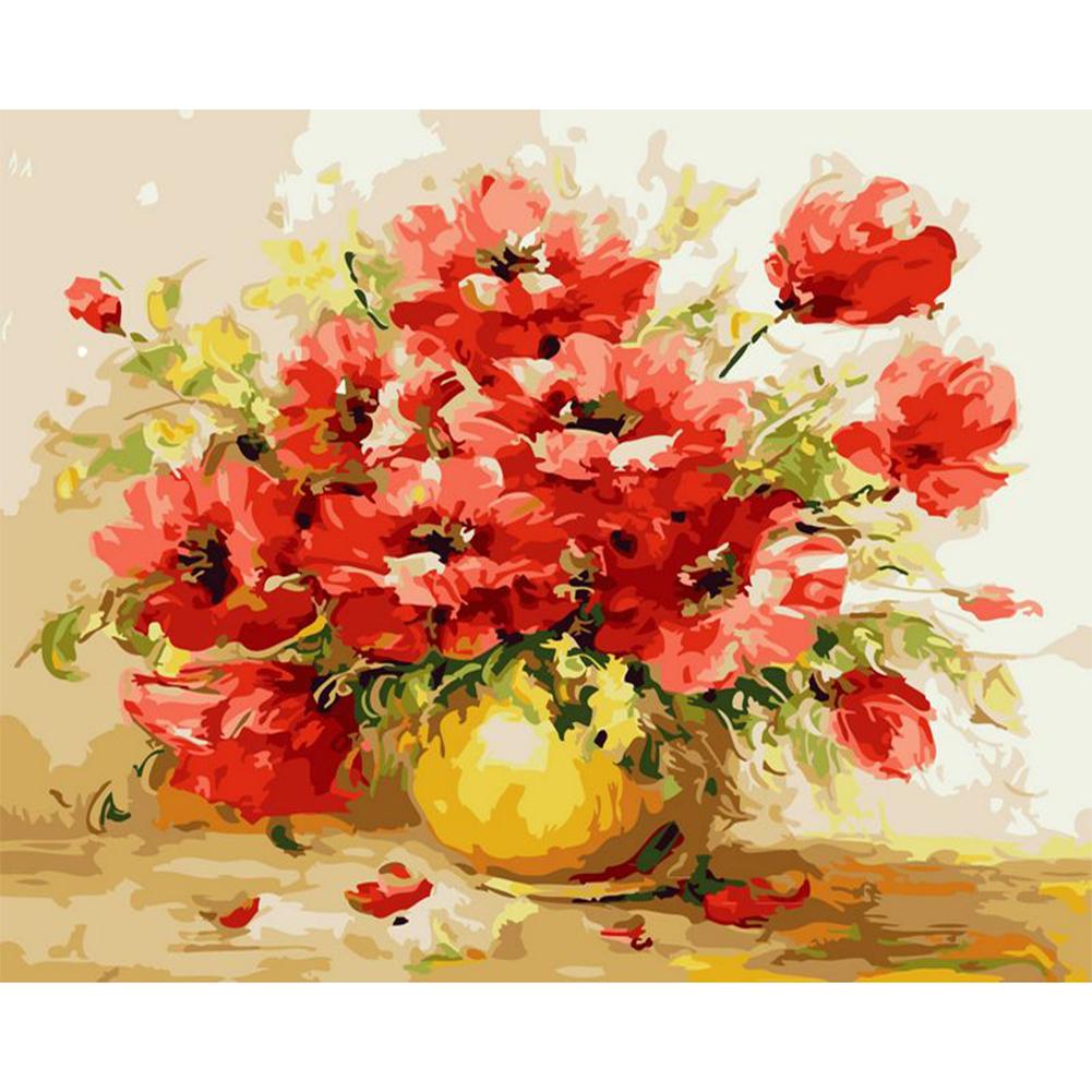 

40x50cm - Paint By Numbers Flowers, 501 Original