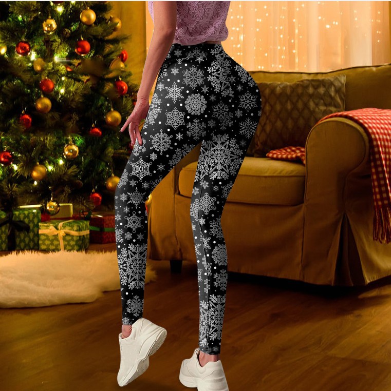 Christmas Stretch High Waist Leggings