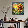 Diamond Painting-5D Full Round Drill Sunflowers(40x40cm)