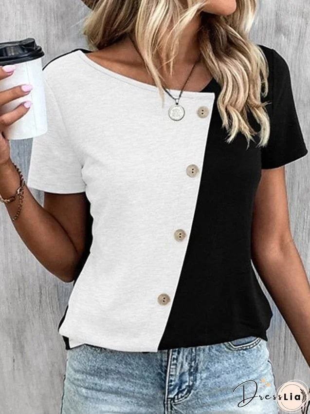 Comfortable V Neck Blouse