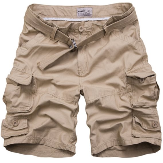Men's Casual Loose Multi-pocket Cargo Shorts