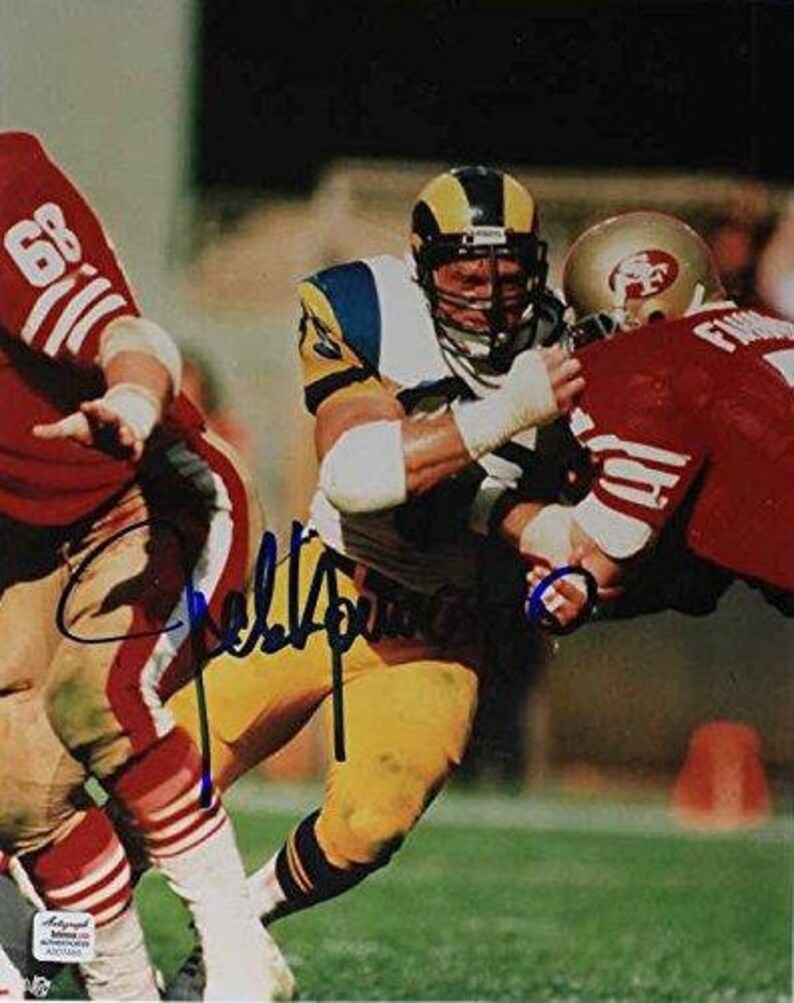 Jack Youngblood Signed Autographed 8x10 Photo Poster painting - Los Angeles Rams