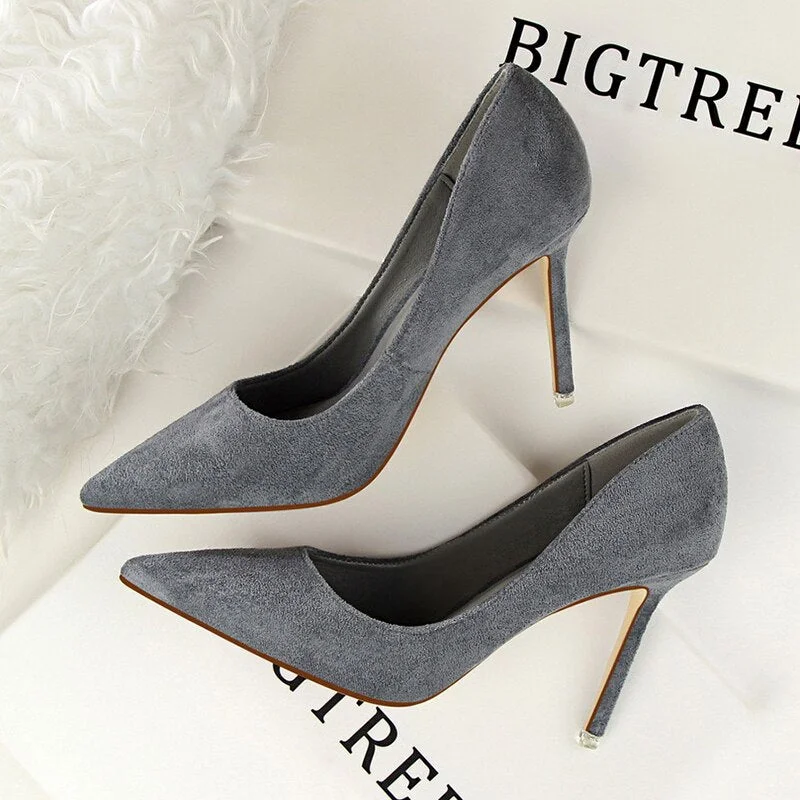 Women Pumps Fashion 9cm High Heels For Women Shoes Casual Pointed Toe Women Heels Chaussures Femme Stiletto Ladies  516-1