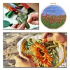 【Limited Stock Sale】Dutch Tulips-DIY Embroidery Kit with Pattern Cotton Threads Needles Hoop 35*35cm/13.78*13.78in tapestrymarket
