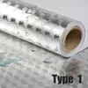 2pcs Aluminum Foil Kitchen Stickers Self Adhesive Oil Proof Stove Cabinet Stickers | IFYHOME
