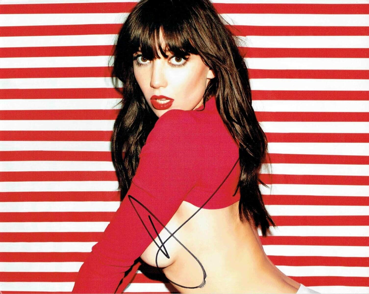 Daisy LOWE SIGNED Autograph Sexy Glamour Photo Poster painting AFTAL RD COA