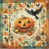Patchwork Pumpkin-11CT Stamped Cross Stitch 45*45cm/17.72*17.72in tapestrymarket