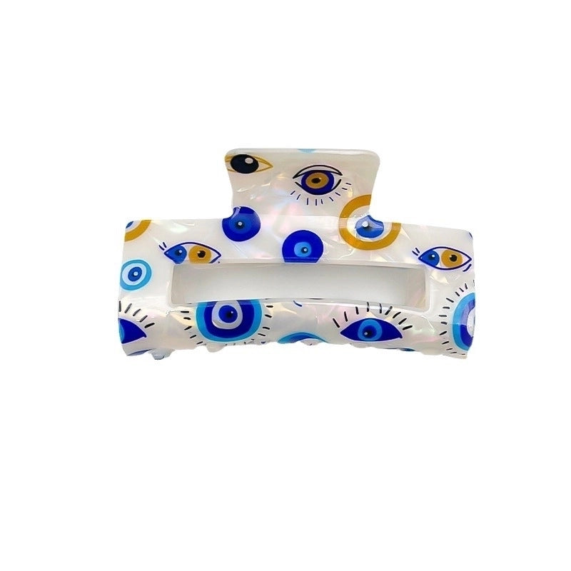 Women’s Casual Minimalist Eye PVC Hair Claws