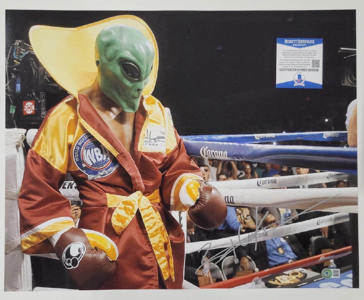 Bernard Hopkins signed 16x20 Photo Poster painting #4 The Alien Autograph ~ Beckett BAS COA