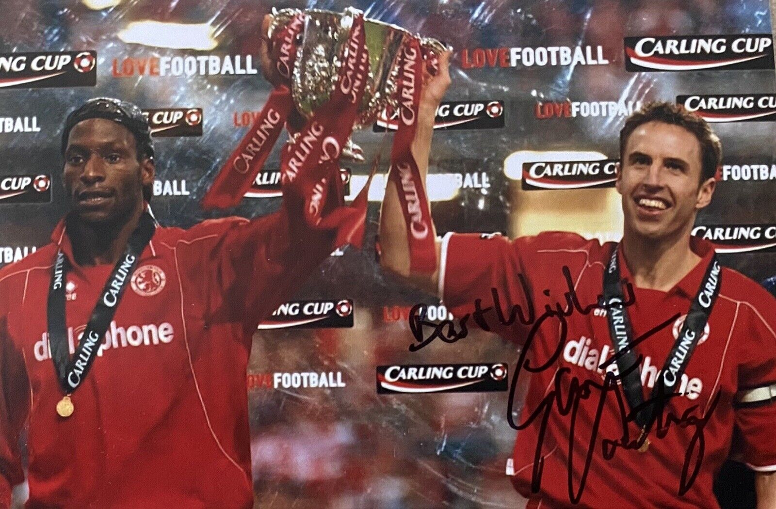 Gareth Southgate Genuine Hand Signed Middlesbrough 6X4 Photo Poster painting