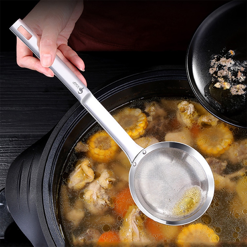stainless steel filter oil filter spoon | 168DEAL