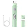 Electric Pet Nail Grinder Painless LED Light 2-Speed (Green)