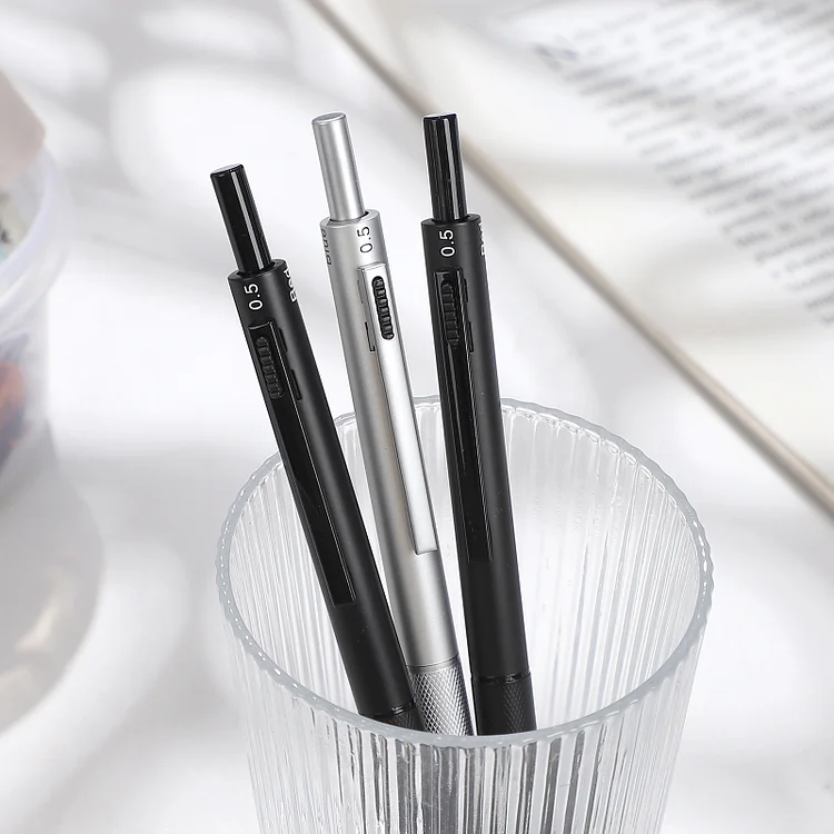 Journalsay Multi-color 4-in-1 Gravity Sensing Metal Press Multifunctional  Ballpoint Pen