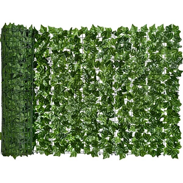 Artificial Ivy Privacy Fence Screen for Outdoor Decor, Garden