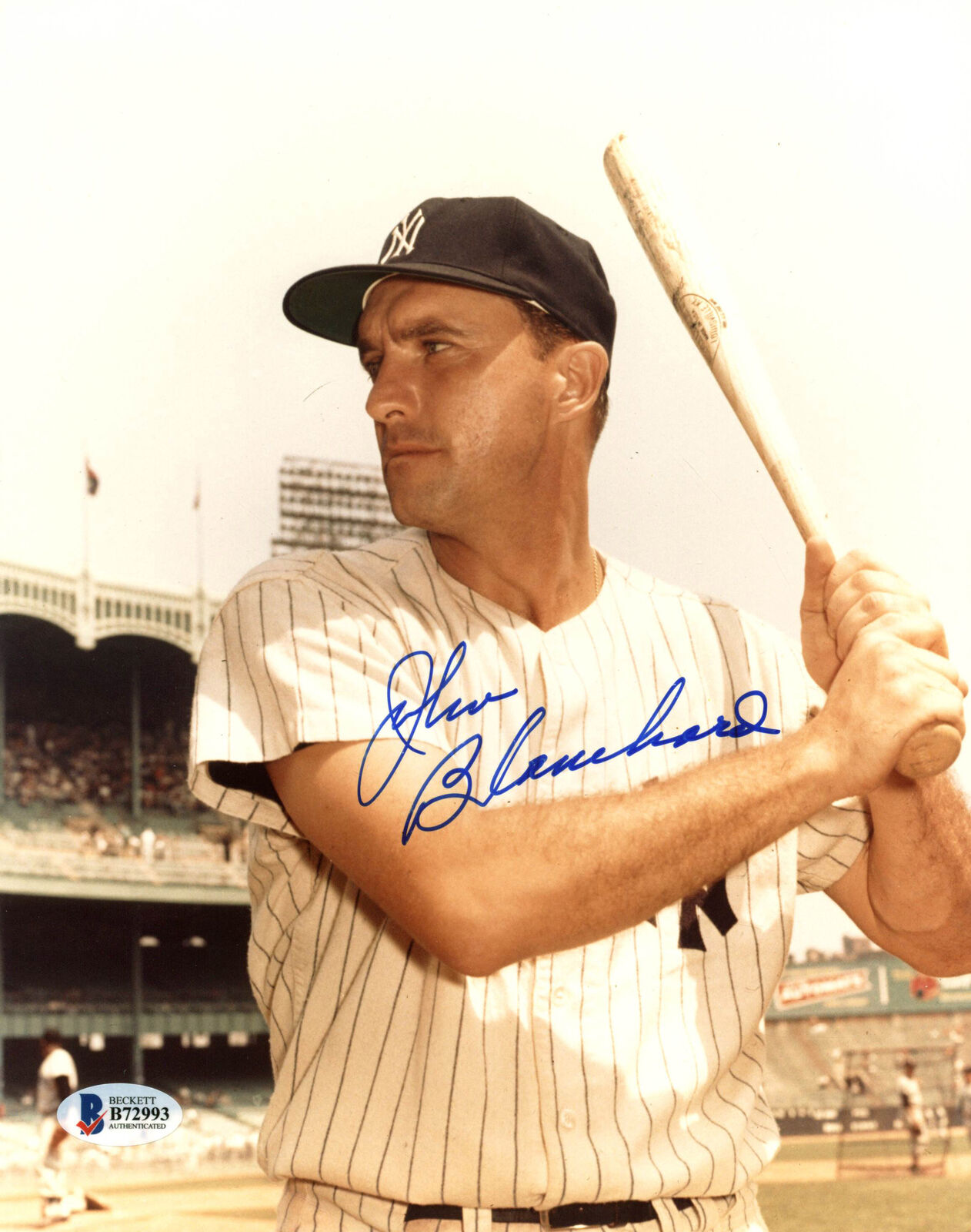 Yankees Johnny Blanchard Authentic Signed 8X10 Photo Poster painting Autographed BAS #B72993