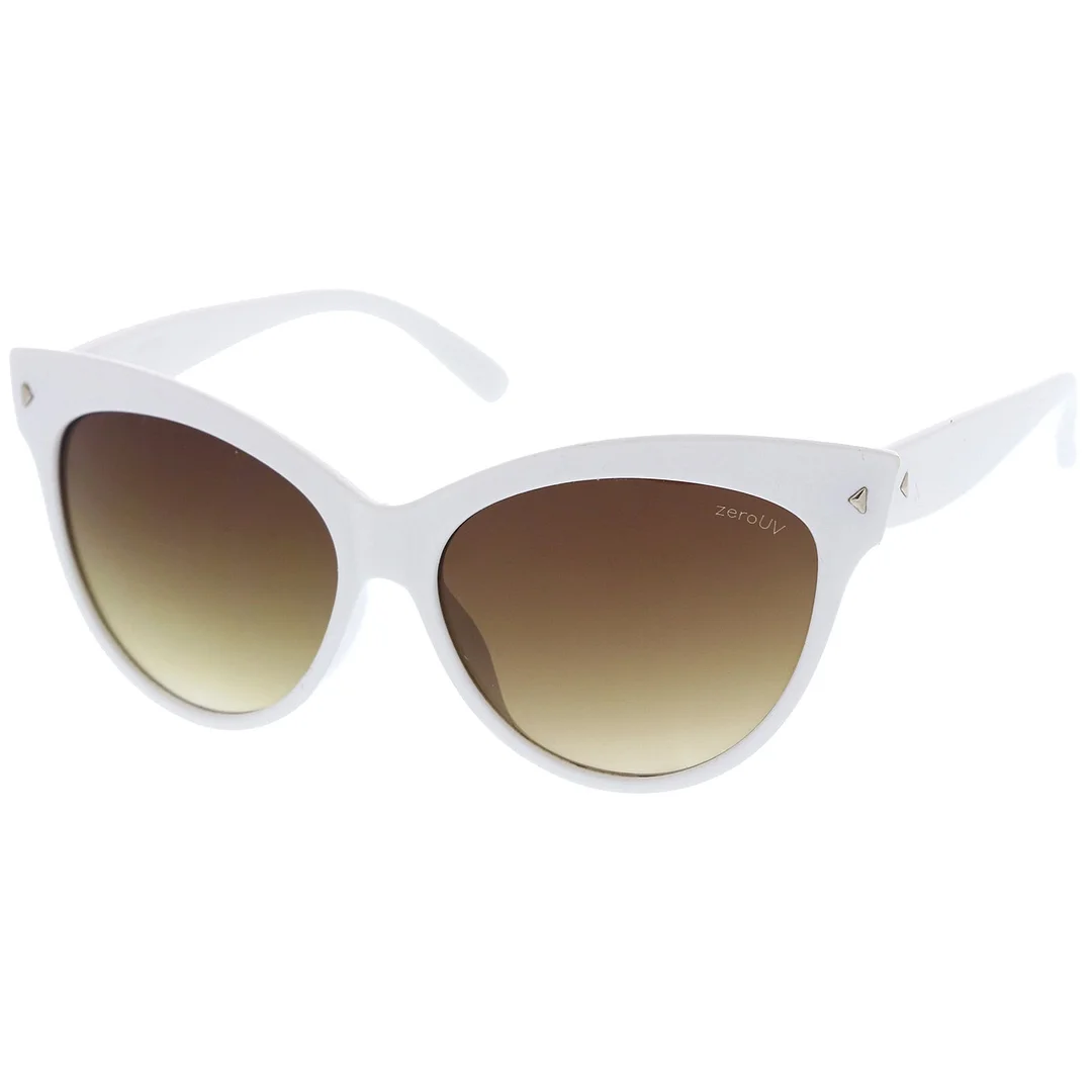 Women's Mod Oversize Horn Rimmed Cat Eye glasses 52mm