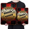 FC Bayern Munich - Panneaux en &eacute;tain m&eacute;tallique(20*30cm/30*40cm)