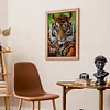 (Big Size)Tiger - 11CT Stamped Cross Stitch - 45*60cm - Animal