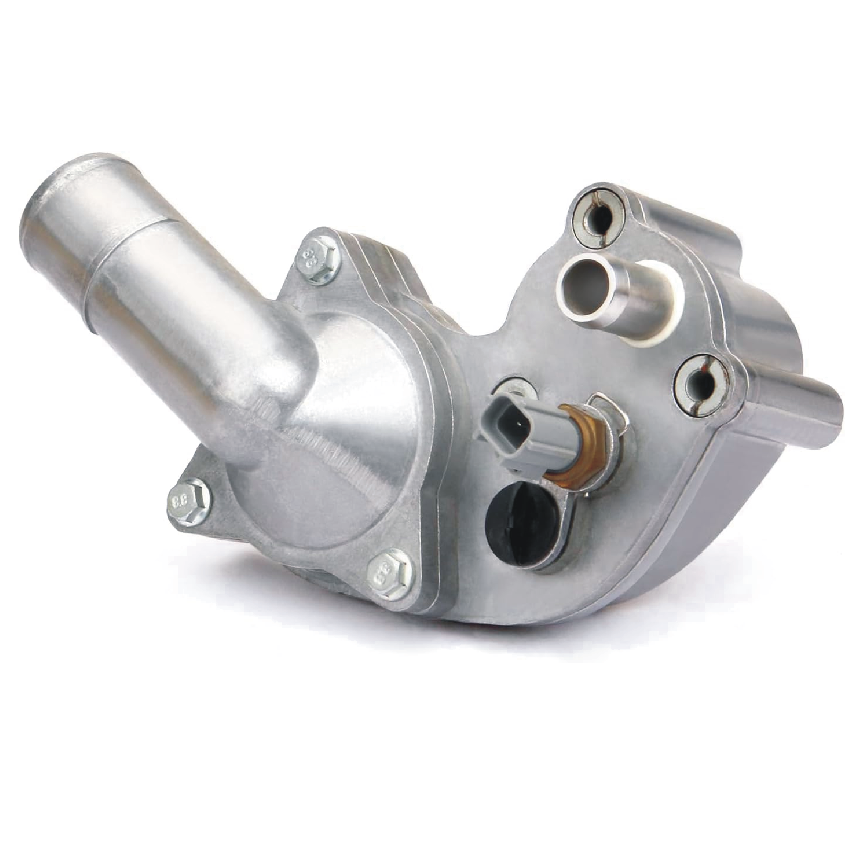 Upgrade Aluminum Thermostat Housing Assembly Replacement for 2005-2010 Ford Mustang 4.0L NA Replaces Parts 5R3Z-8592-BA 5R3Z8592BA