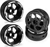 AMK Customized Supportting 4Pcs Carbon Fiber 12mm Hex Hub 1.9 Beadlock Wheels Rims for 1/10 RC Crawler Car Axial SCX10 TRX6 Gen8 Gelande TRX4 Upgrades (3)