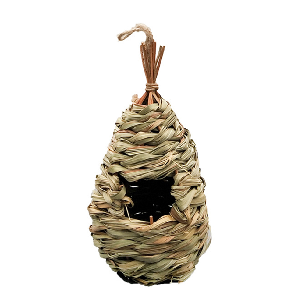 

Handmade Straw Birdhouse Birdcage Durable Outdoor Resting Bird Nest Random, 501 Original