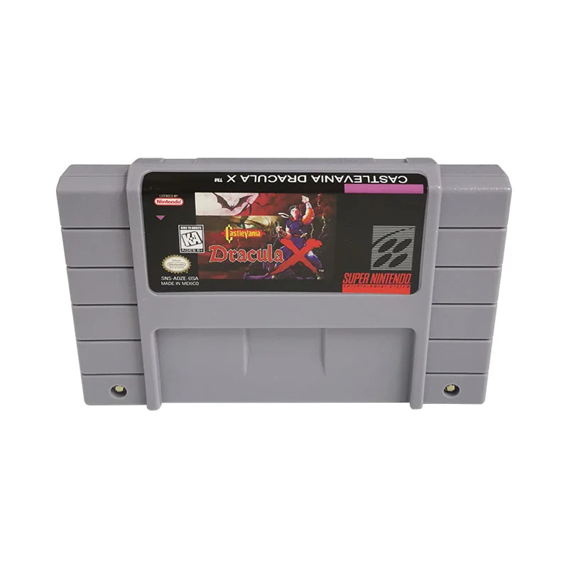 Castlevania: Dracula X SNES For Super Nintendo Entertainment System - 16 Bit US Version Game Cartridge