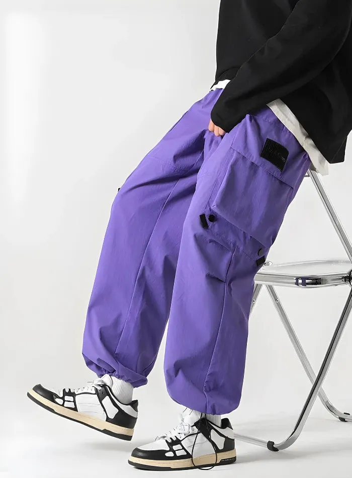 Brownm Parachute Pants
