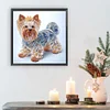 5D bricolage partiel forme sp&eacute;ciale foret diamant peinture kit d&eacute;cor chien30x30cm