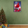 Diamond Painting-5D Full Round Drill Christmas Cardinals(60*40 cm)