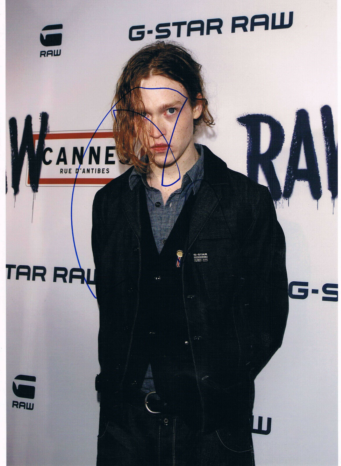 Caleb Landry Jones 1989- genuine autograph Photo Poster painting 8x12