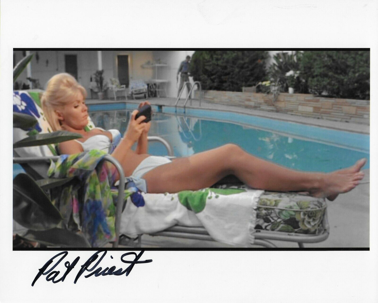 Pat Priest Original Autographed 8X10 Photo Poster painting #3 - The Munsters