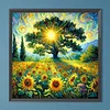 Diamond Painting-5D Full Round Drill Trees and Scenery(40x40cm)