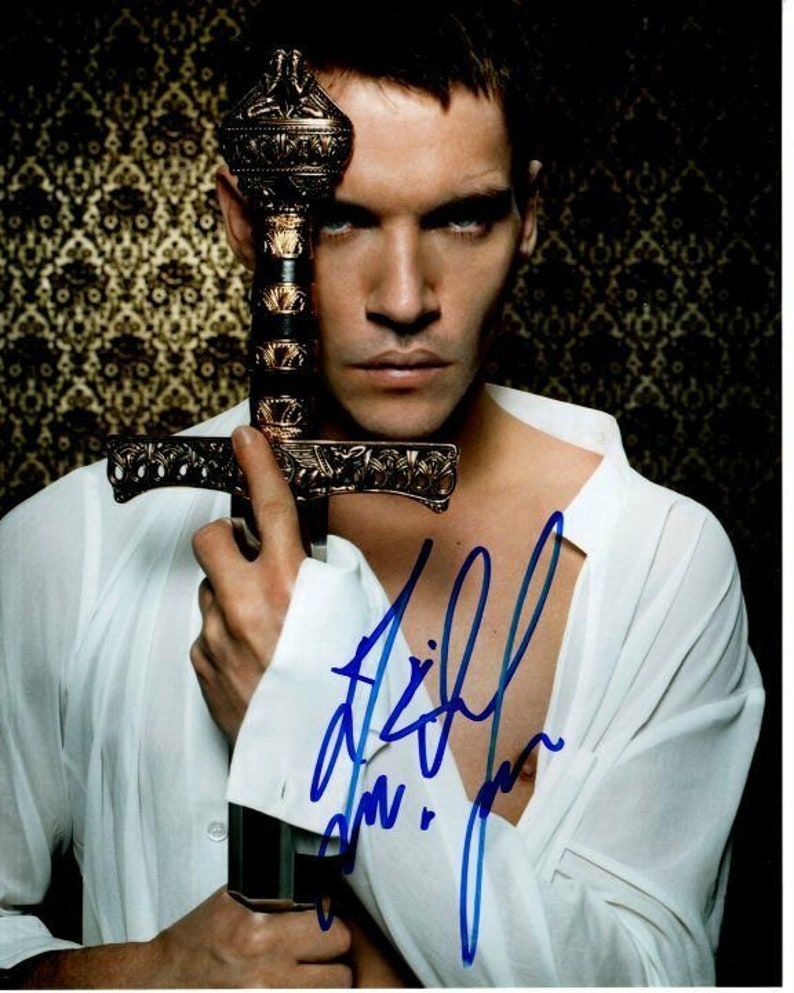 Jonathan rhys meyers signed autographed the tudors king henry viii Photo Poster painting